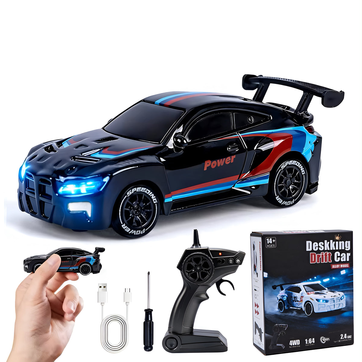 Mini Drift Car 1:64